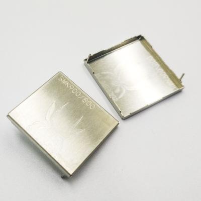 China Custom Made Silver Metal Sheet Nickel RF Metal Shield Box For PCB for sale