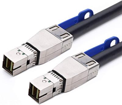 China COMPUTER SFF8644 to SFF8644 equipped cable 111075-1001 Mini-SAS HD-TO-MINI-SAS HD 4X 1M for sale