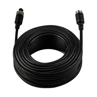 China Waterproof 65ft Car 10m Car Video Extension Cable 4pin Truck Video Cable 4pin Aviation Cable For Reversing Camera System for sale