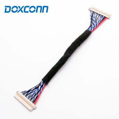 China Custom Auto High Definition Electronic Television OEM/ODM Cable df19-20s-1c LVDS Cable Wireharness Assembly for sale