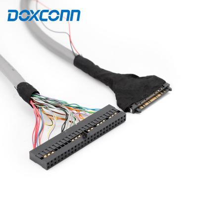 China Custom OEM 28AWG Wiring LVDS Screen Cable 20276 Ipex 30/40pin LCD Display Cable for sale