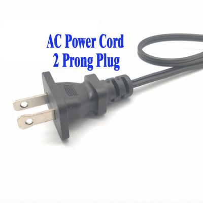 China High Quality USA 2 Pin Male Plug Computer Cable Spt 2 Fork AC Power Cord C7 Cable For Camera Charger Battery for sale