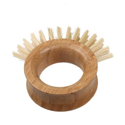 China Bamboo dish cleaning brush and pot brush for sale