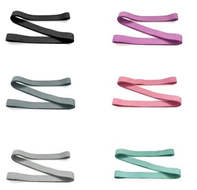 China Custom Logo Gym Fitness Band Loop Cotton Cloth Resistance Bands Durable Gym Long Sale Elastic Band Set for sale