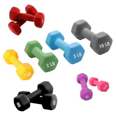 China Hot Selling Small MOQ Unified Weight High Quality Unisex Black Rubber Coated Gym Dumbbell Detachable Set for sale