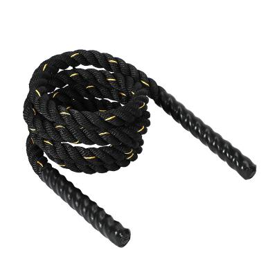 China 2021 New Heavy Weighted Jump Rope Exercise Battle Ropes Women Men For Fitness 3LB Weighted Long Handle Jump Ropes for sale