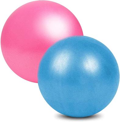 China 25cm Multi Functional PVC Mini Yoga Pilates Ball Eco Friendly Exercise Gym Ball For Yoga Anti-burst Ball for sale