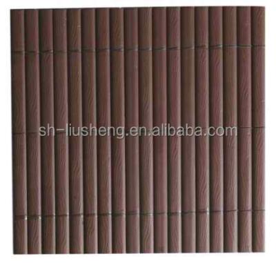 China Easily Assembled Design Durable Wooden PVC Fence For Garden Balcony Patio With 100x300 150x300 150x500 100x500 200x300 200x500cm for sale