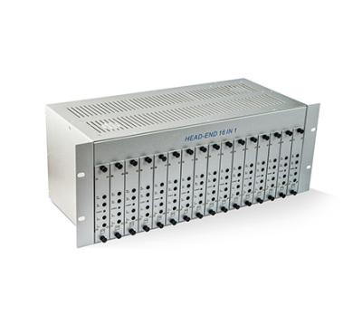 China CATV Analog 16 in 1 Fixed Agile CATV Modulator Analog 16 Channel Combiner Modulator 16 for sale