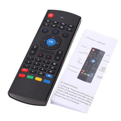 China Home Appliace Customize New Original 2.4g Wireless Language Keyboard With Air Fly Mouse Mx3 For Android TV Smart Box Mini Pc for sale