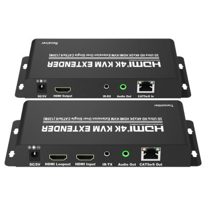 China J51120A JSAT Haxsigon Long Distance KVM 120M Extender Support Controlled by Keyboard and Mouse KVM Supplement 2.0 4K 630HZ J51120A for sale