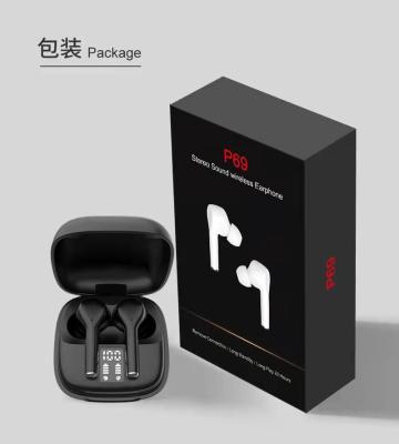 China In-Ear TWS BT 5.0 Wireless Headphones Gamer Power Display Headset Gaming Touch Control Sports Earbuds With Microphone for sale