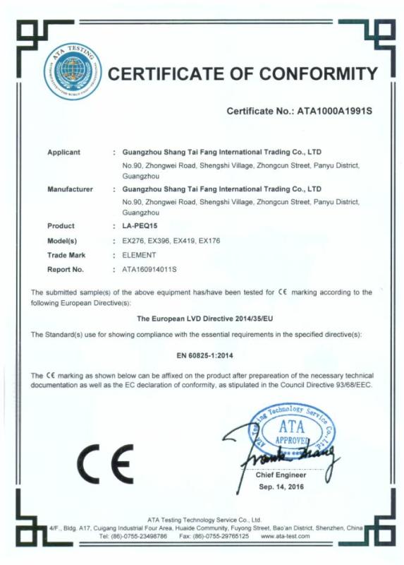 CE - Guangzhou Shang Tai Fang International Trading Co., Ltd.