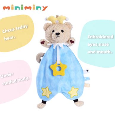 China Baby Accompany Newcomer Animal 13 Inch Personalized Bunny Bear Mouse Security Blanket Washable Breathable Lovely for sale