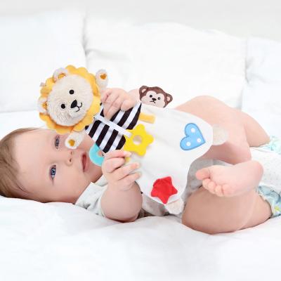 China Baby Accompany Handsome Baby Lion Lovey Blanket Baby Boy Wholesale Blanket for sale