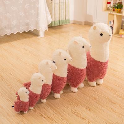 China Alpaca Design Cartoon Alpaca Design Lovely Home Plushie Hug Cushion Llama Super Soft Fluffy Plush Pillow for sale