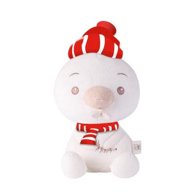 China Cute Animal Doll Customized Christmas Xmas 20cm Stuffed Plush Embroidered Toys for sale