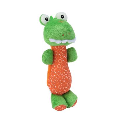 China Eco-friendly Miniminy Design Baby Plush Animals Ratchets Hand Bell Soft Stuffed Plush Toy With Squeaker for sale