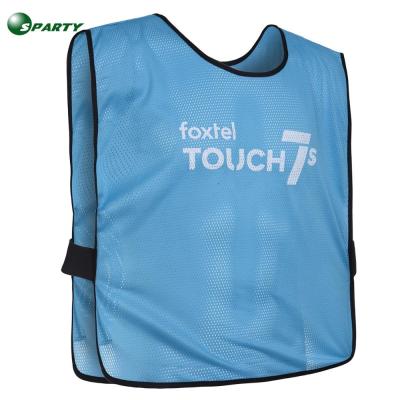 China Mesh vest wholesale mesj 2019 safety fabric highligh blue mesh safety vest for sale