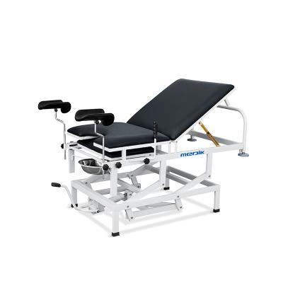 China Clinic Gynecology Handwork Medical Delivery Room Bed With Adjustable Back Rest for sale