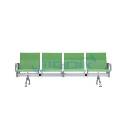 China YA-W008 Modern Hospital Bank Airport Cold Roll Steel Frame Waiting Chairs for sale