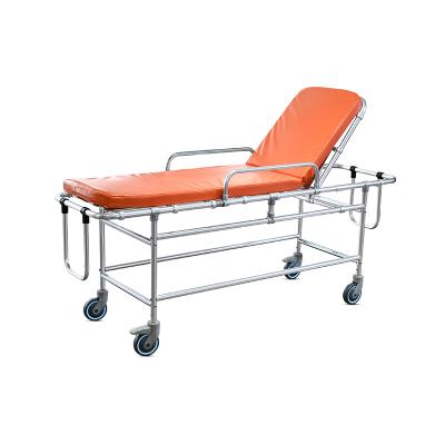 China Hospital Emergency MRI Stretcher New Model MRI Medical Ambulance Trolley With Back Adjustment for sale