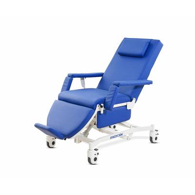 China Hospital Modern Electric Blood Donation 3 Function Medical Chair For Dialysis And Chemotherapy With IV Wheelchair for sale