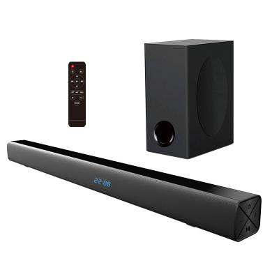 China BT TV 2.1CH Amazone 80W stereo soundbar soundbar speaker wireless system DVD soundbar palyer for sale