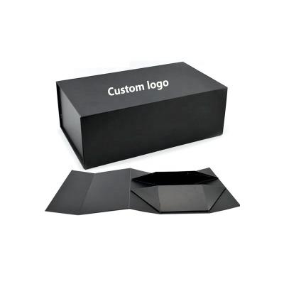 China Recycled Materials Luxury Custom Shoe Closure Lid Gift Box Magnet Packaging Box for sale