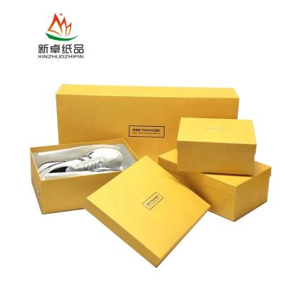 China High Quality Recycled Materials Shoe Box Cardboard Paper Boxes For Shoes Packaging for sale