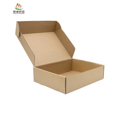 China Recycled Materials Logo Printed Brown Craft Boxes Custom Packaging Corrugated Shipping Kraft Paper Box Shipping Corrugated Box for sale