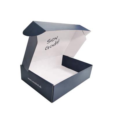 China Recycled Materials E Flute Custom Matte Shipping Personalized Flower Shoe Gift Mailing Corrugated Paper Box for sale