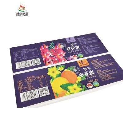 China High Quality Custom Heat Sensitive Printing Printing Sticker Labels For Bottle Fruit Juice Tea for sale