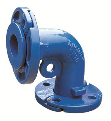 China Water Flow Medium Ductile Iron EN545 Loosening Flange Bend 90 for sale