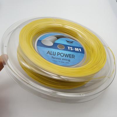 China Superior Durability 1.25mm Tennis String Alu Power Spool 200m Polyester Tennis String for sale