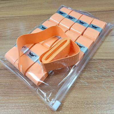 China Durable OEM PU Non-Slip Sticky Overgrip Sweatband Tennis Racket Badminton Grip Tape for sale