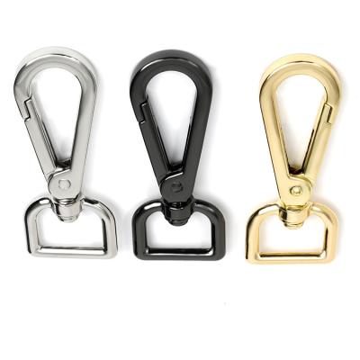 China New nickel-free bag accessories customized metal turning bag buckle metal spring antique bronze buckle for sale