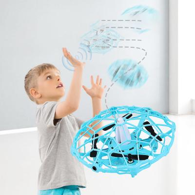 China 360-Degree Flip Kids Toy UFO Hand Drone Sensor Remote Control Aircraft Gesture Infrared Obstacle Avoidance UFO Floating Drone for sale