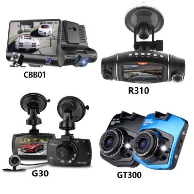 China NIGHT VISION Three Cameras 4 Inch 3 Lens Car DVR 1080P Auto Camera Dash Camera Simultaneous Recording Triple Cam for sale