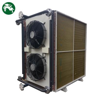 China Efficiënte warmteafvoer Verticale droge koeler HVAC met ventilator Custom Design voor gebruik aan zee Te koop