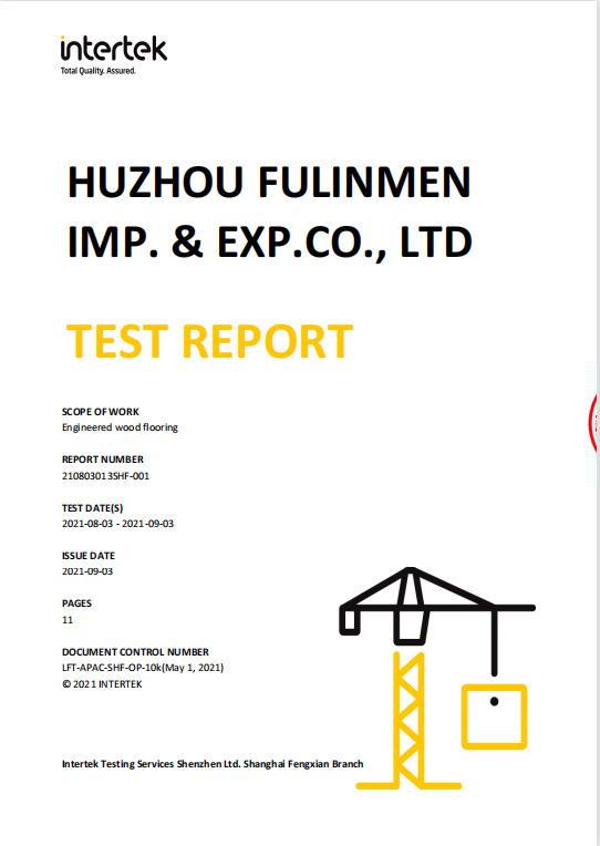 CE - Huzhou Fulinmen Imp. & Exp. Co., Ltd.