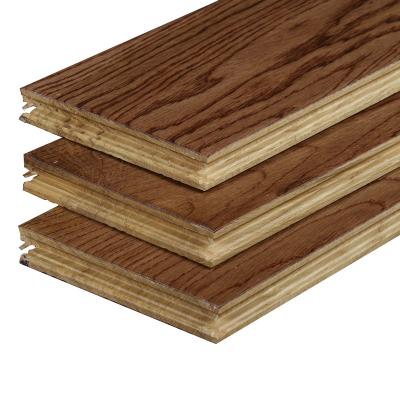 China Walnut Wood Color Modern Oak Floor Heating Solid Wood Flooring for sale