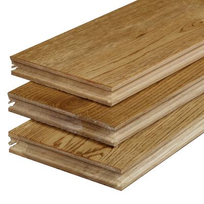 China Modern Interior Wood Flooring Gold Color Wheat Solid Wood Flooring for sale