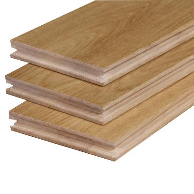 China Modern Natural Color Smooth Oak Solid Wood Flooring for sale