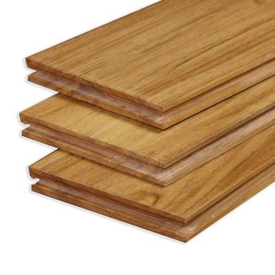 China Modern Solid Wood Indonesia Teak Pure Geothermal Wood Wax Oil Solid Wood Flooring for sale