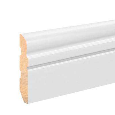 China Modern Smooth 2000mm Solid Wood Skirting For Flooring Accessories for sale