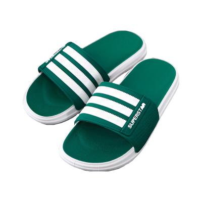 Cina High Quality Custom Made PVC Anti-Slippery Mens Slippers Slips New Home Beach Toe Slippers For Men Summer Open in vendita