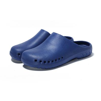 China Chinese Wholesale Waterproof Comfortable Breathable Safety Blue Breathable Safety Slipper Hospital Care Hospital Slip Shoes Work zu verkaufen