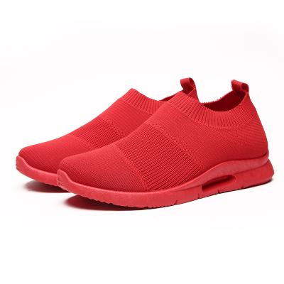 中国 ARCH SUPPORT OEM Color Fashion Brand Custom Pure Sport Shoes Knitted Sock-like Sneakers Men Shoes 販売のため