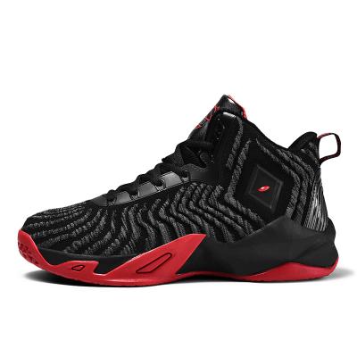 China ARCH SUPPORT basketball shoes wholesale black and red hot sale fashion sneakers, clunky men sneakers shoes for sale